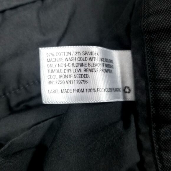 Goodfellow co Pants chino Mens 38×32 Gray Slim Ceñido Flat front Straight - Picture 8 of 10